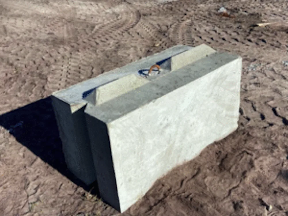 4' Straight Bin Block for sale at PAW Materials